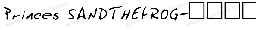 Princes SANDTHEFROG字体转换